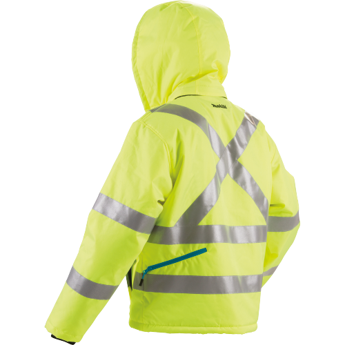 Makita DCJ206Z3XL 18V LXT Lithium‑Ion Cordless High Visibility Heated Jacket, Jacket Only (3XL)