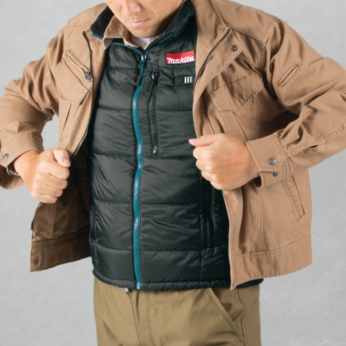 Makita DCV200Z2XL 18V LXT Lithium‑Ion Cordless Heated Vest, Vest Only (Black, 2XL)