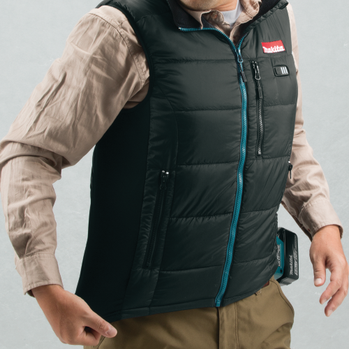 Makita DCV200Z2XL 18V LXT Lithium‑Ion Cordless Heated Vest, Vest Only (Black, 2XL)
