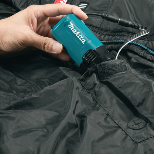 Makita DCV200ZXL 18V LXT Lithium‑Ion Cordless Heated Vest, Vest Only (Black, XL)