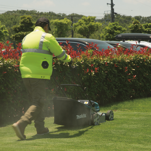 Makita DFJ214ZS 18V LXT Lithium‑Ion Cordless High Visibility Fan Jacket, Jacket Only (S)