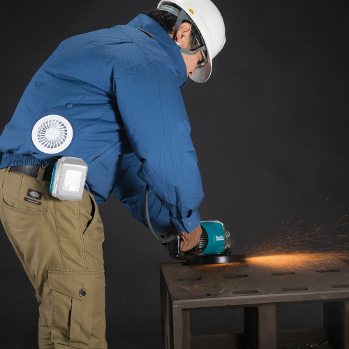 Makita DFJ304Z2XL 18V LXT Lithium‑Ion Cordless Cotton Fan Jacket, Jacket Only (2XL)
