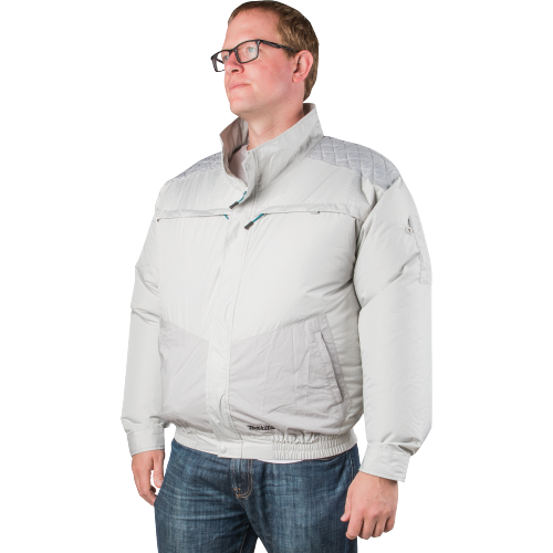 Makita DFJ405Z2XL 18V LXT Lithium‑Ion Cordless UV Resistant Fan Jacket, Jacket Only (2XL)