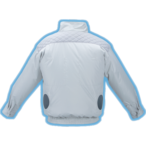 Makita DFJ405ZM 18V LXT Lithium‑Ion Cordless UV Resistant Fan Jacket, Jacket Only (M)