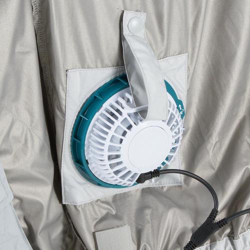 Makita DFJ405ZXL 18V LXT Lithium‑Ion Cordless UV Resistant Fan Jacket, Jacket Only (XL)