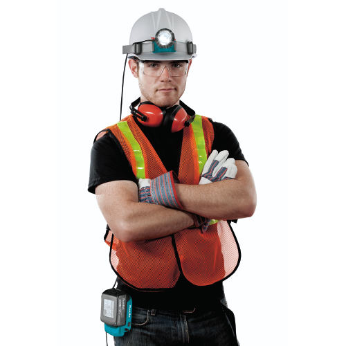 Makita DML800 18 V LXT Lithium‑Ion Cordless L.E.D. Headlamp, Headlamp Only