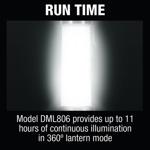 Makita DML806 18 V LXT Lithium‑Ion Cordless L.E.D. Lantern/Flashlight, Flashlight Only