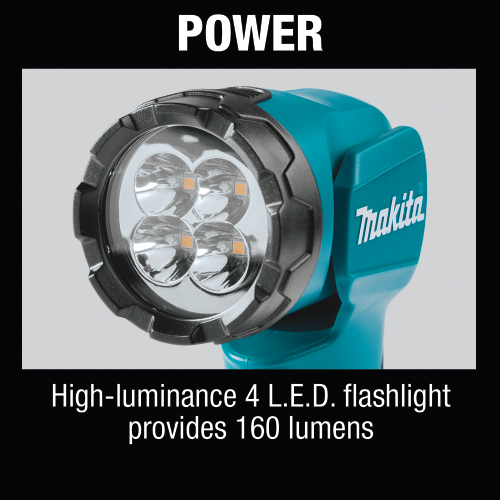 Makita DML815 18 V LXT Lithium‑Ion Cordless L.E.D. Flashlight, Flashlight Only