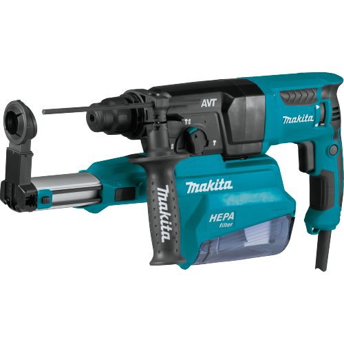 Makita HR2651 1 in. SDS‑PLUS AVT Rotary Hammer, w/ HEPA Dust Extractor (Pistol‑grip)