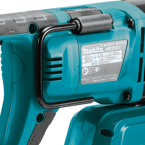 Makita HR2661 1 in. SDS‑PLUS AVT Rotary Hammer, w/ HEPA Dust Extractor (D‑handle)