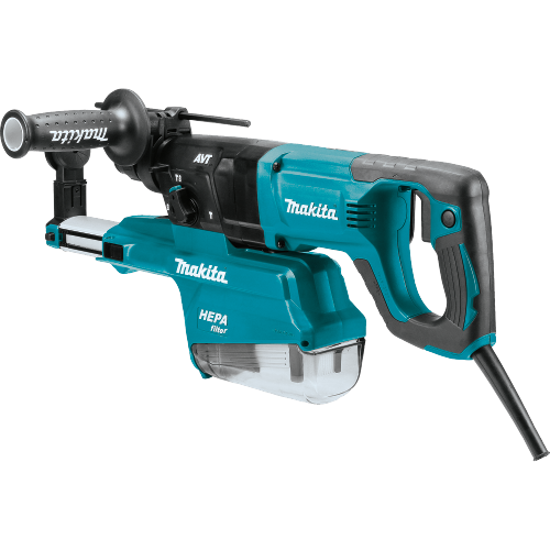 Makita HR2661 1 in. SDS‑PLUS AVT Rotary Hammer, w/ HEPA Dust Extractor (D‑handle)