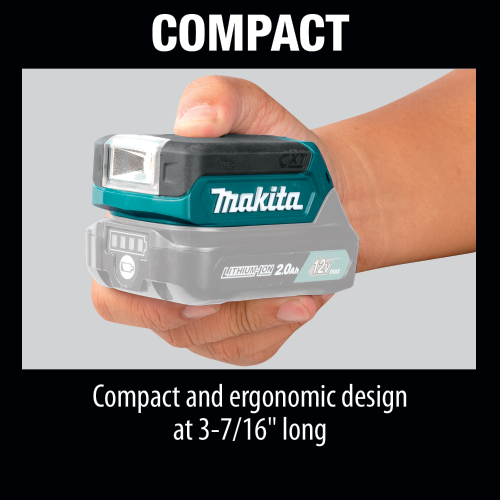 Makita ML103 12 V max CXT Lithium‑Ion Cordless L.E.D. Flashlight, Flashlight Only