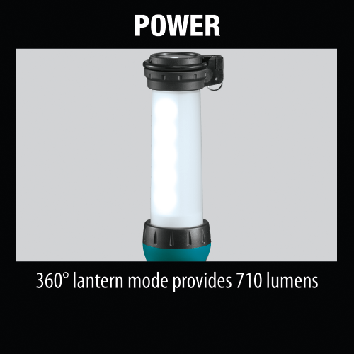 Makita ML104 12 V max CXT Lithium‑Ion Cordless L.E.D. Lantern/Flashlight, Flashlight Only