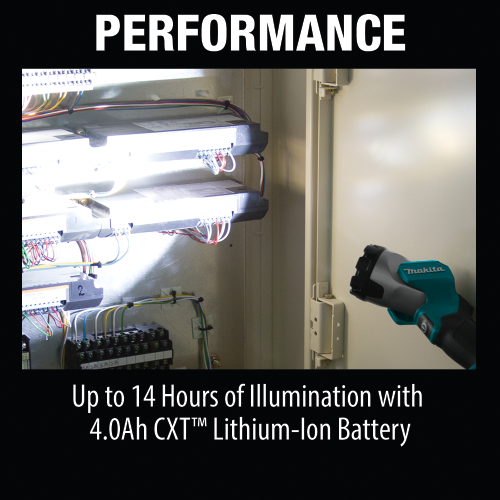Makita ML105 12 V max CXT Lithium‑Ion Cordless L.E.D. Flashlight, Flashlight Only