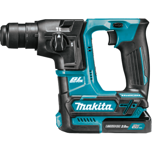 Makita RH01R1 12 V max CXT Lithium‑Ion Brushless Cordless 5/8 in. Rotary Hammer Kit, accepts SDS‑PLUS bits (2.0Ah)