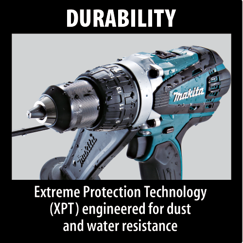 Makita XPH03MB 18 V LXT Lithium‑Ion Cordless 1/2 in. Hammer Driver‑Drill Kit (4.0Ah)
