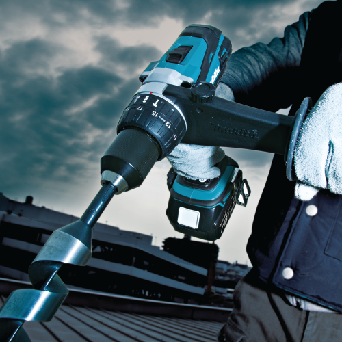 Makita XPH03MB 18 V LXT Lithium‑Ion Cordless 1/2 in. Hammer Driver‑Drill Kit (4.0Ah)