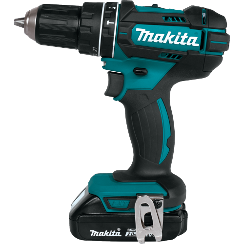Makita XPH10R 18 V LXT Lithium‑Ion Compact Cordless 1/2 in. Hammer Driver‑Drill Kit (2.0Ah)