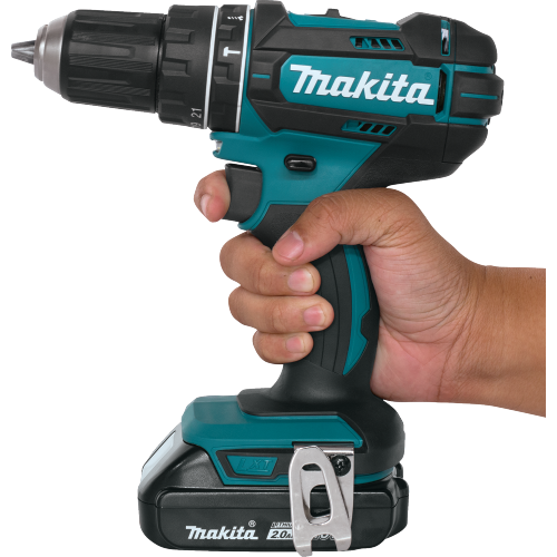 Makita XPH10R 18 V LXT Lithium‑Ion Compact Cordless 1/2 in. Hammer Driver‑Drill Kit (2.0Ah)