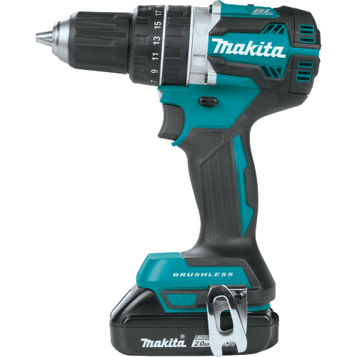 Makita XPH12R 18 V LXT Lithium‑Ion Compact Brushless Cordless 1/2 in. Hammer Driver‑Drill Kit (2.0Ah)
