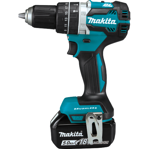 Makita XPH12T 18 V LXT Lithium‑Ion Compact Brushless Cordless 1/2 in. Hammer Driver‑Drill Kit (5.0Ah)