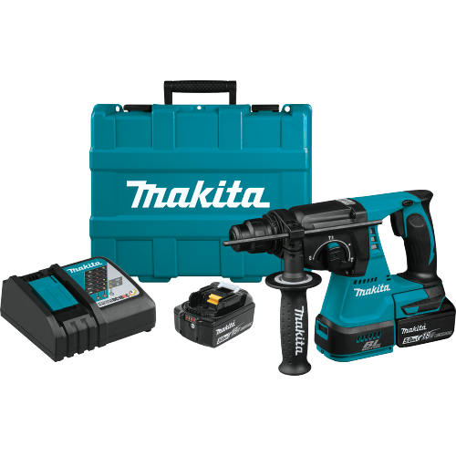 Makita XRH01T 18 V LXT Lithium‑Ion Brushless Cordless 1 in. 
SDS‑PLUS Rotary Hammer Kit (5.0Ah)