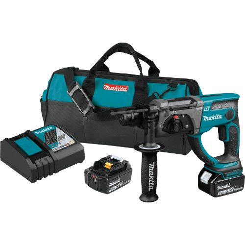 Makita XRH03T 18 V LXT Lithium‑Ion Cordless 7/8 in. SDS‑PLUS Rotary Hammer Kit (5.0Ah)