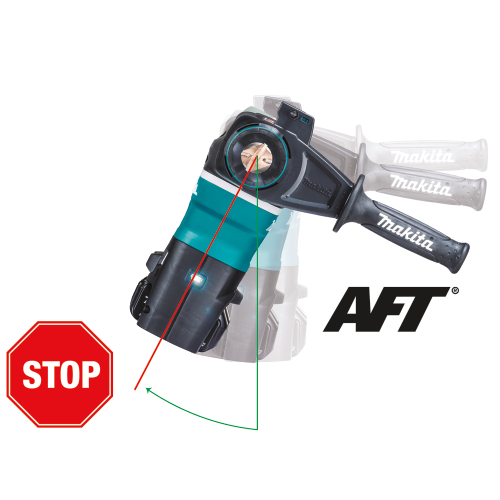Makita XRH07PTUN 36 V (18 V X2) LXT Brushless 1‑9/16 in. SDS‑MAX Advanced AVT Rotary Hammer Kit, AFT, AWS (5.0Ah)