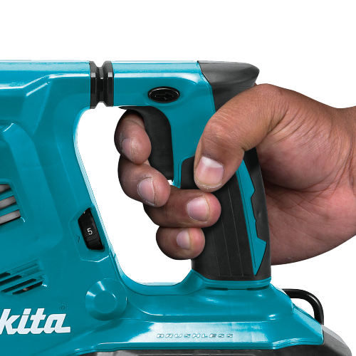 Makita XRH08PTW 36 V (18 V X2) LXT Brushless 1‑1/8 in. SDS‑PLUS AVT Rotary Hammer Kit, w/ HEPA Dust Extractor (5.0Ah)