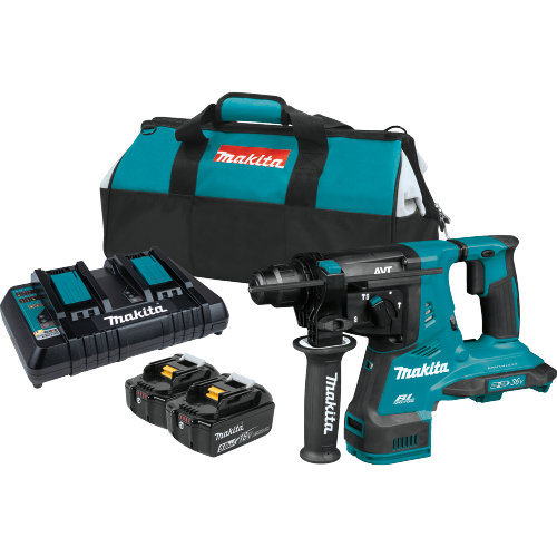 Makita XRH08PT 36 V (18 V X2) LXT Brushless 1‑1/8 in. SDS‑PLUS AVT Rotary Hammer Kit (5.0Ah)