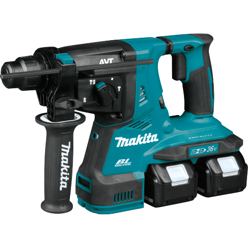 Makita XRH08PT 36 V (18 V X2) LXT Brushless 1‑1/8 in. SDS‑PLUS AVT Rotary Hammer Kit (5.0Ah)