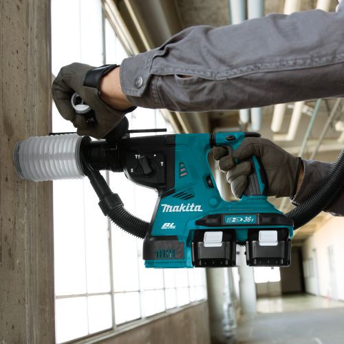 Makita XRH08PT 36 V (18 V X2) LXT Brushless 1‑1/8 in. SDS‑PLUS AVT Rotary Hammer Kit (5.0Ah)