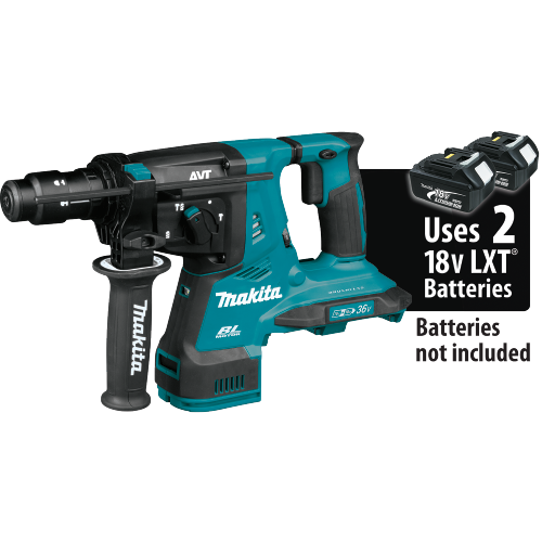 Makita XRH11Z 36 V (18 V X2) LXT Brushless 1‑1/8 in. SDS‑PLUS AVT Rotary Hammer, AFT, AWS Capable, Tool Only