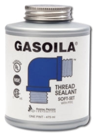 Midland Industries 983101 1/2 PT W/BRUSH SOFT SET THRDSEALANT PTFE