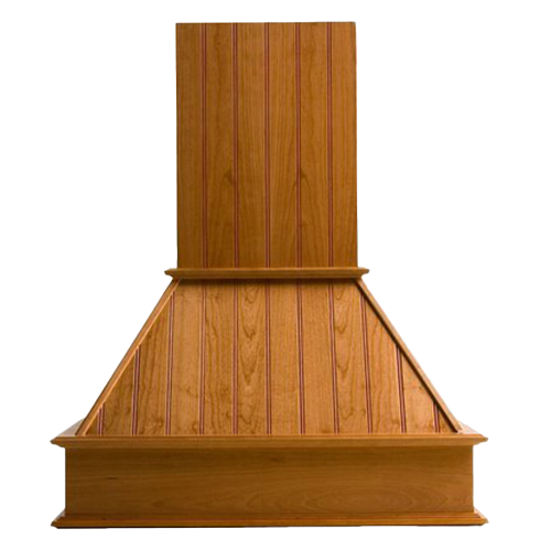 30" Silver-Metallic Straight Range Hood with Boran Compactible Liner, Cherry