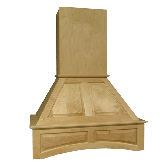 30" Silver-Metallic Arched Range Hood with Broan Compactible Liner, Alder