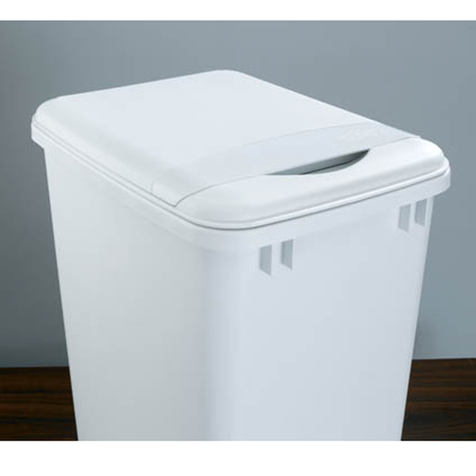 35 QT 7/8" H Waste Container Lid, White