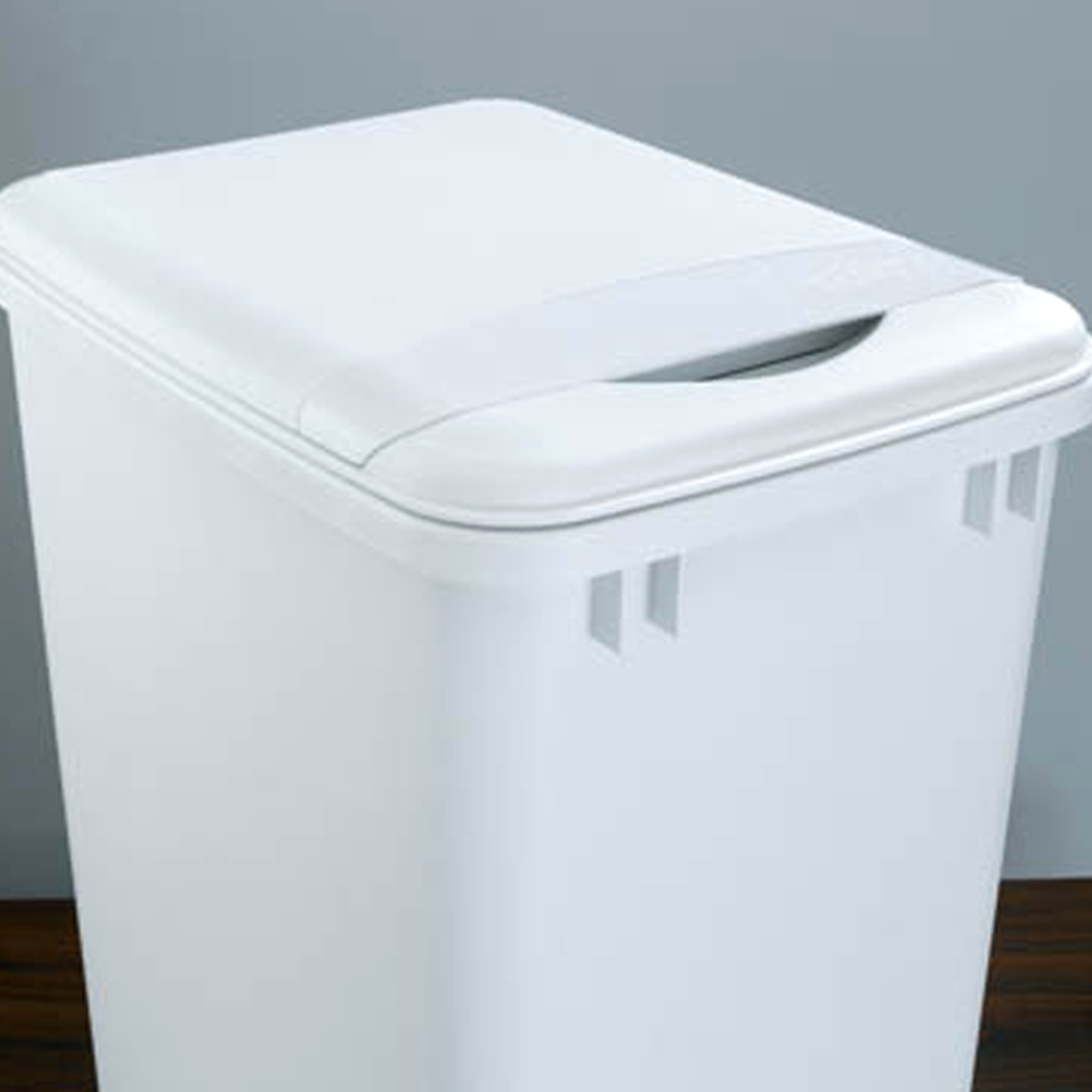 50 QT Waste Container Pullout, White