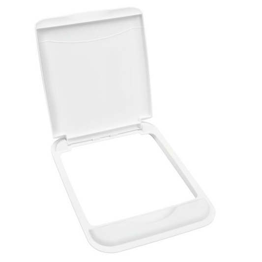 50 QT Waste Container Pullout, White