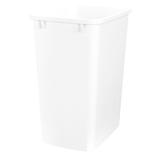 35 QT Replacement Bin, White, 17-7/8" Height
