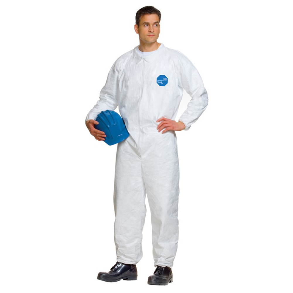 DuPont® Tyvek Disposable Coverall Elastic with Ankles/Collar, Double Extra Large
