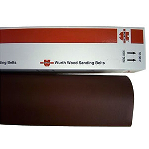 8" x 151" 180 Grit Wide Sanding Belt, Aluminum Oxide on X-Weight Cloth