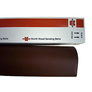 8" x 144" 180 Grit Wide Sanding Belt, Aluminum Oxide on X-Weight Cloth